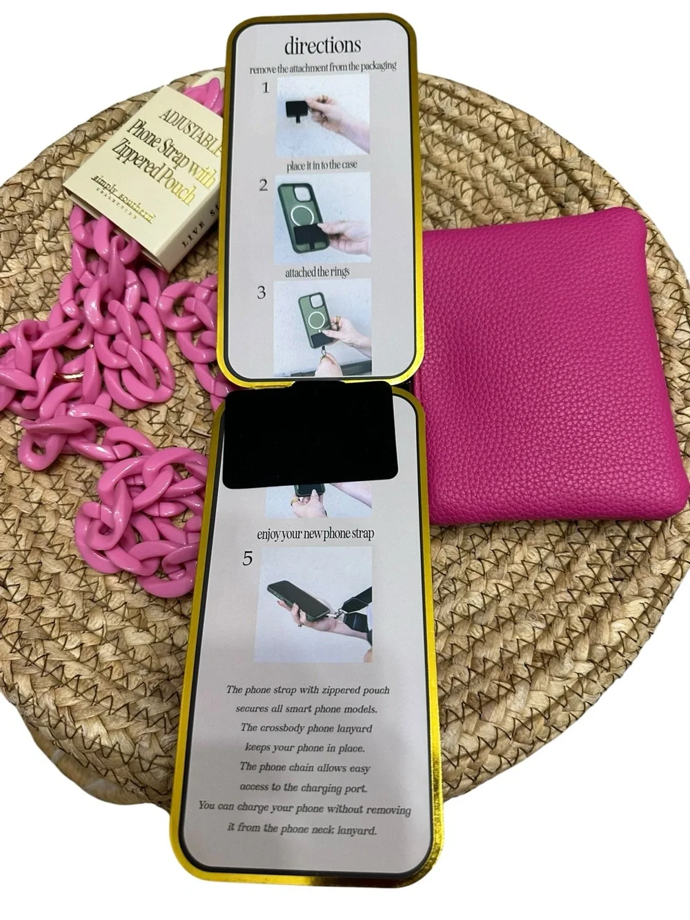 Simply Southern bright pink